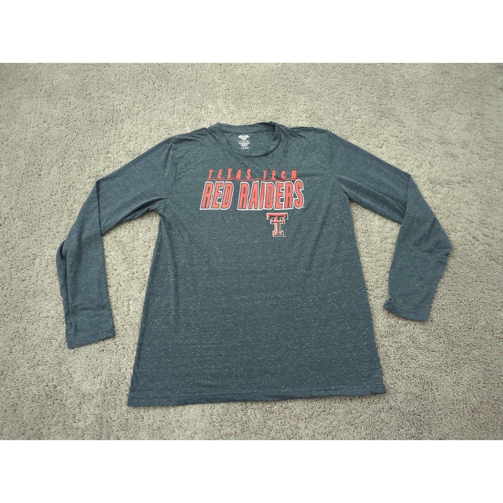 Texas Tech Red Raiders Shirt Mens L Sleepwear NCAA Concepts Sport‎ Gray